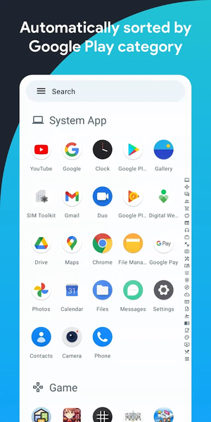 Touch Find - Smart App Drawer - Image screenshot of android app