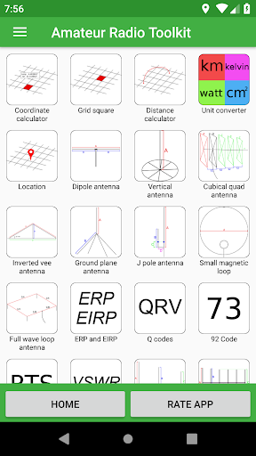 Amateur Radio Toolkit - Image screenshot of android app