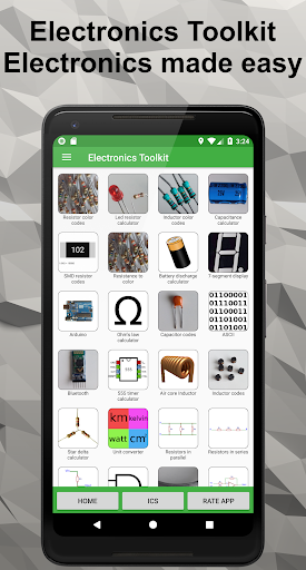 Electronics Toolkit - Image screenshot of android app