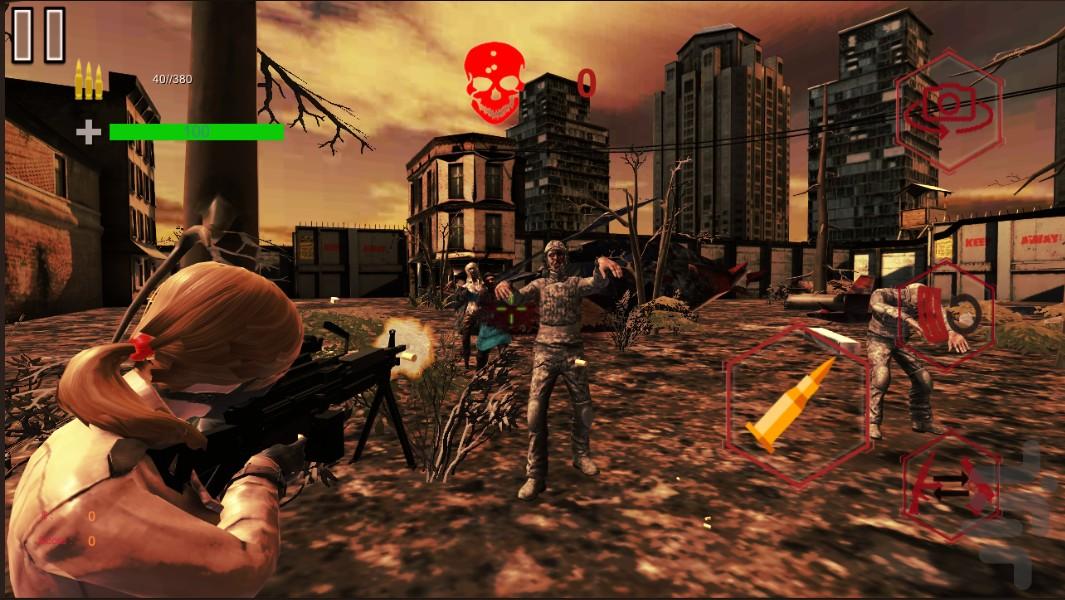 شکارچی زامبی:تیراندازی حرفه ای - Gameplay image of android game