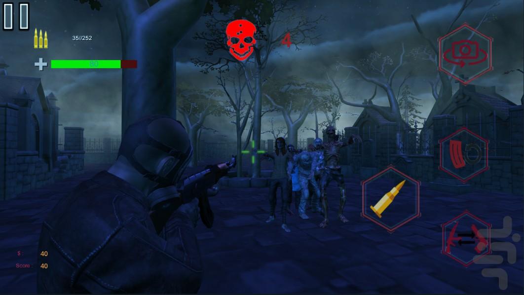 شکارچی زامبی:تیراندازی حرفه ای - Gameplay image of android game