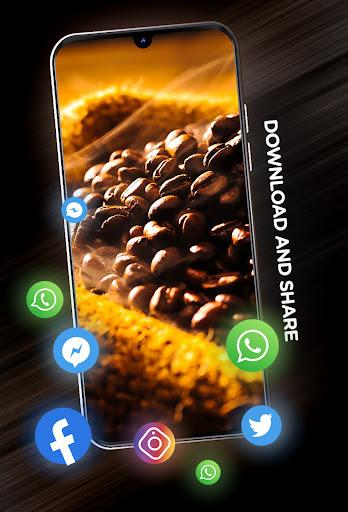 Coffee Wallpapers in 4K - Image screenshot of android app