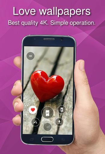 Love wallpapers for phone - Image screenshot of android app