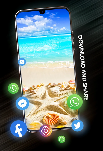 Shells Wallpapers in 4K - Image screenshot of android app