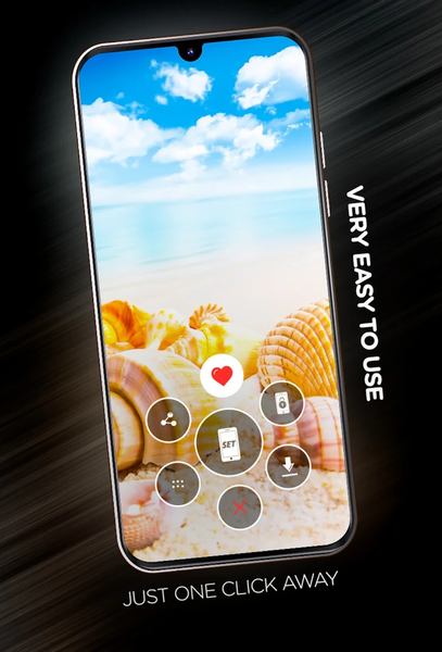 Shells Wallpapers in 4K - Image screenshot of android app