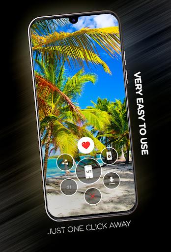 Tropical wallpaper in 4K - Image screenshot of android app