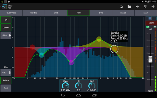 Mixing Station XM32 - Image screenshot of android app
