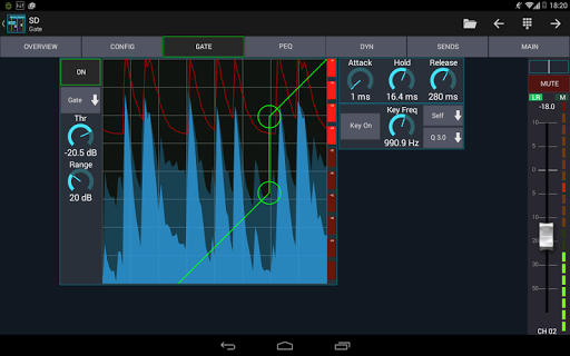 Mixing Station XM32 - Image screenshot of android app