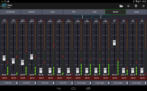 Mixing Station XM32 - Image screenshot of android app