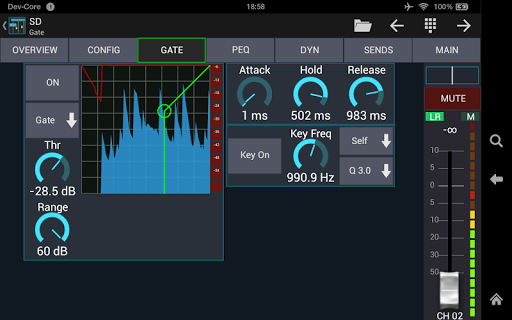 Mixing Station XM32 - Image screenshot of android app