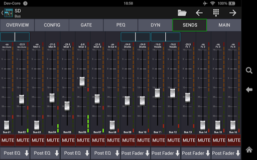 Mixing Station XM32 - Image screenshot of android app