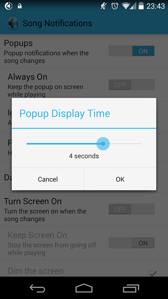 Song Notifications - عکس برنامه موبایلی اندروید