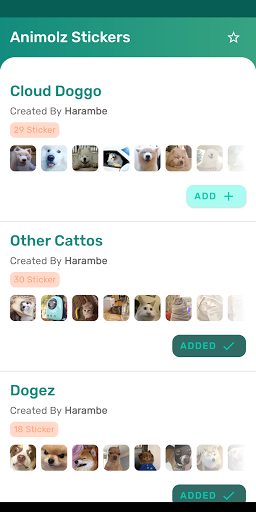 WAStickerApps - Animolz Sticke - Image screenshot of android app