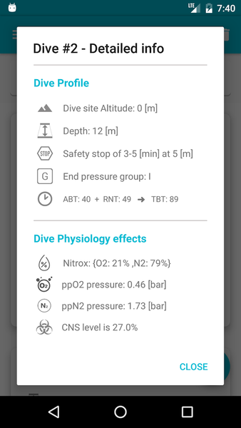 Dive Planner - عکس برنامه موبایلی اندروید