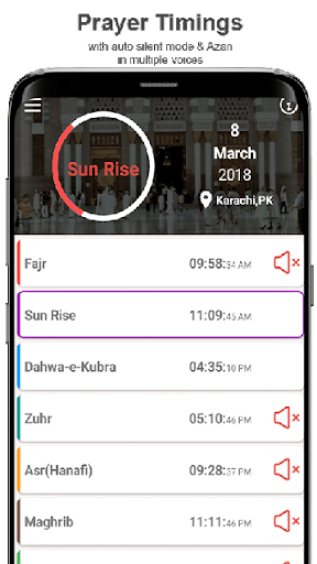 Prayer Times - Qibla & Namaz - Image screenshot of android app
