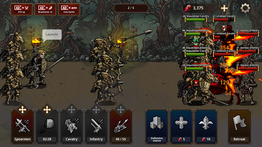 King's Blood: The Defense - Gameplay image of android game