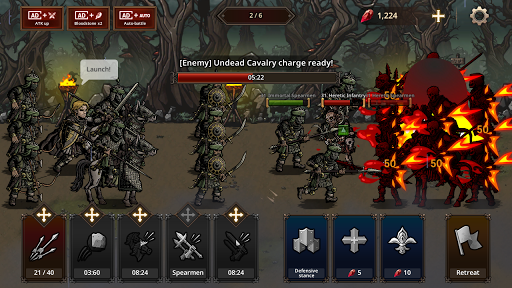 King's Blood: The Defense - Gameplay image of android game