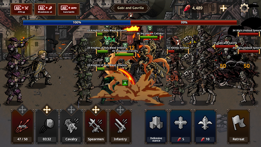 King's Blood: The Defense - Gameplay image of android game