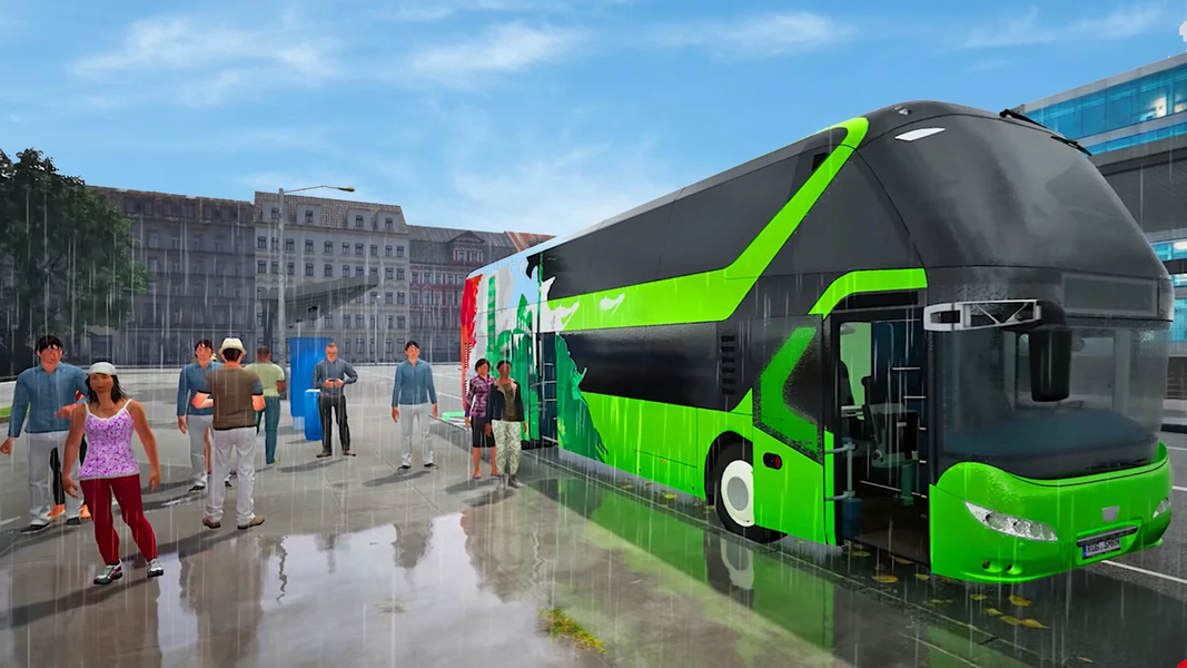 Euro Bus Driving:Bus Simulator - Gameplay image of android game