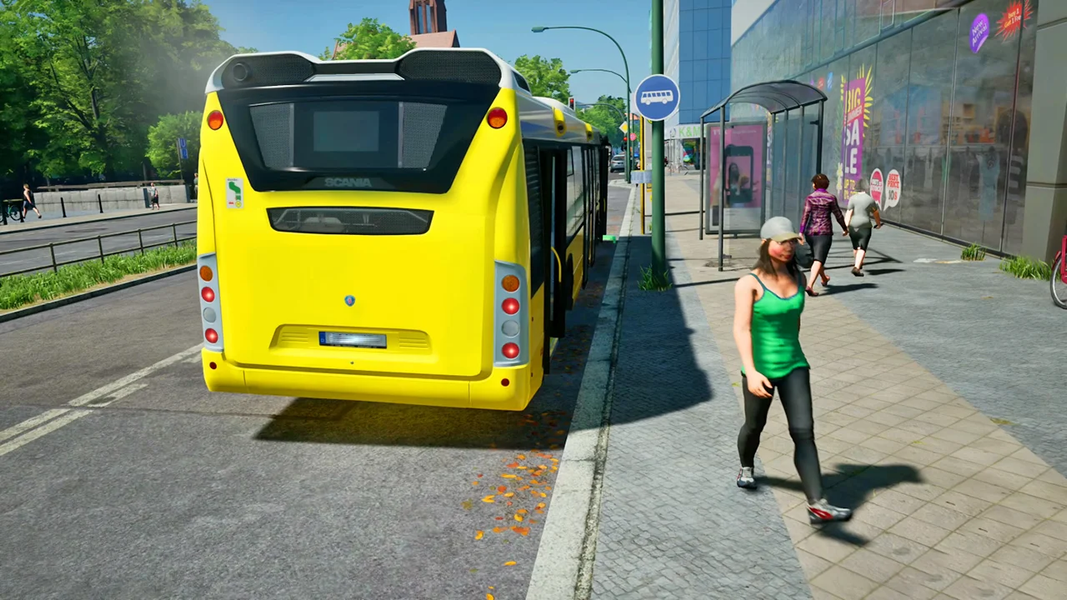 Euro Bus Driving:Bus Simulator - Gameplay image of android game