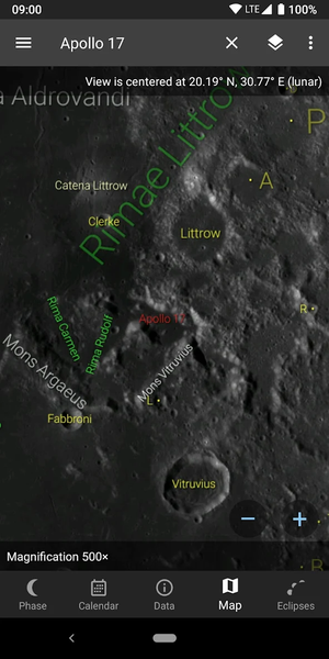 Lunescope: Moon Phases+ - عکس برنامه موبایلی اندروید