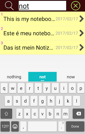 My Notebook - Mobile notepad - Image screenshot of android app