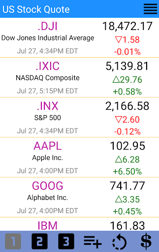 Stocks - US Stock Quotes - Image screenshot of android app