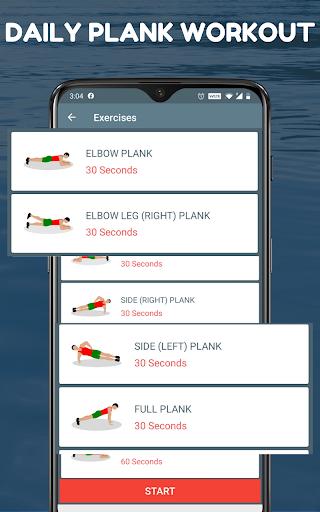 5 Min Plank Workout - Fat Burning, Weight Loss - Image screenshot of android app