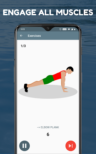 ۵ Min Plank Workout - Fat Burning, Weight Loss - عکس برنامه موبایلی اندروید