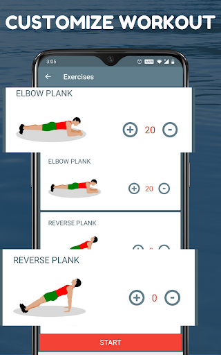 ۵ Min Plank Workout - Fat Burning, Weight Loss - عکس برنامه موبایلی اندروید