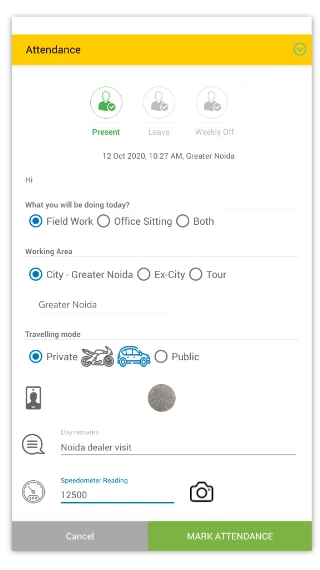 dayTrack - Sales Team Tracking - Image screenshot of android app