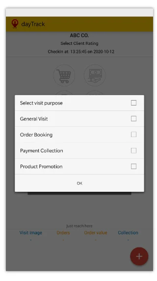 dayTrack - Sales Team Tracking - Image screenshot of android app