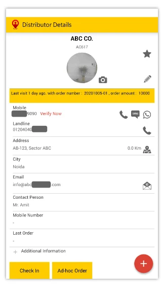 dayTrack - Sales Team Tracking - Image screenshot of android app