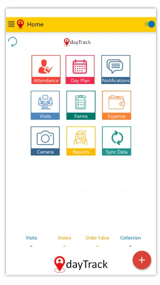 dayTrack - Sales Team Tracking - Image screenshot of android app