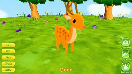 Animal Coloring ۳D - AR - عکس برنامه موبایلی اندروید