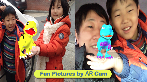Dinosaur Coloring 3D - AR Cam - عکس برنامه موبایلی اندروید