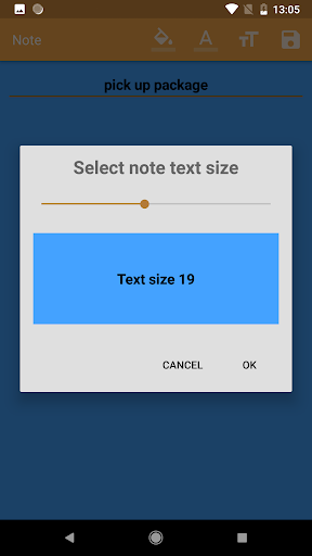 Note (on-screen) - عکس برنامه موبایلی اندروید
