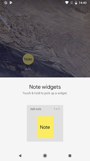 Note (on-screen) - عکس برنامه موبایلی اندروید