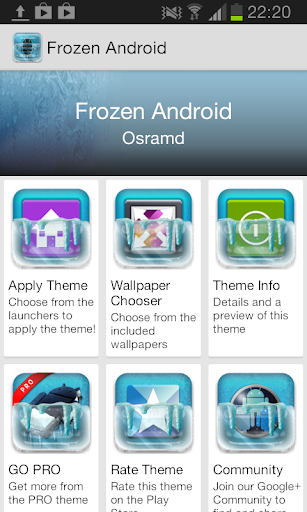Frozen Android NOVA Launcher T - Image screenshot of android app