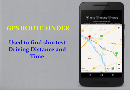 GPS Route Finder - عکس برنامه موبایلی اندروید