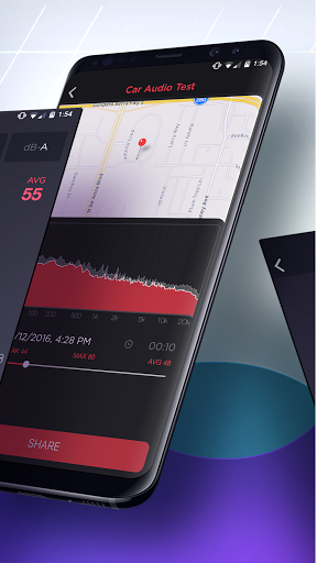 dB Meter - frequency analyzer - عکس برنامه موبایلی اندروید