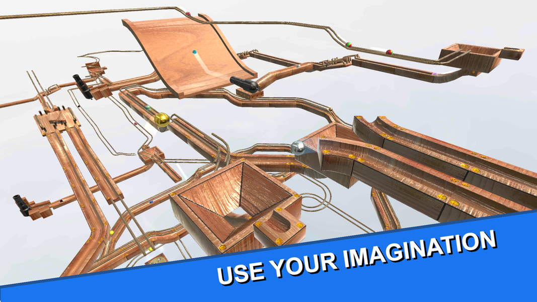 Marble run designer - عکس بازی موبایلی اندروید