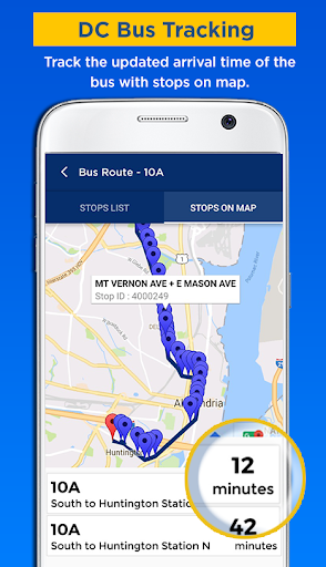 DC Metro & Bus Tracker - Image screenshot of android app