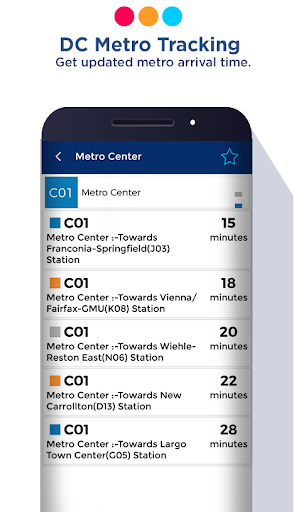 DC Transit: DC Metro & Bus - Image screenshot of android app