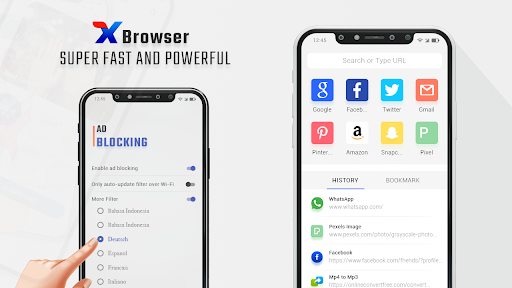 XBrowser - Mini Super fast APK para Android - Download