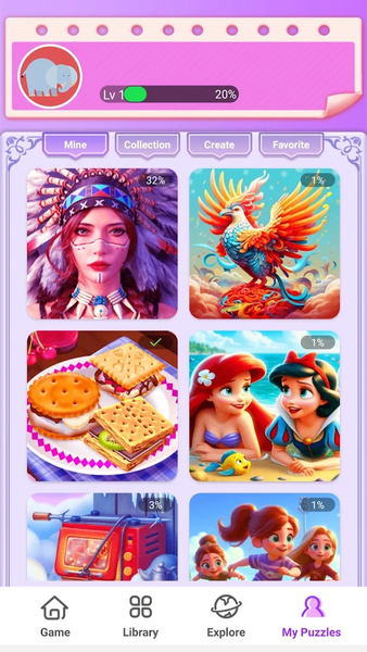 Puzzle Bloom - Jigsaw Art - Image screenshot of android app