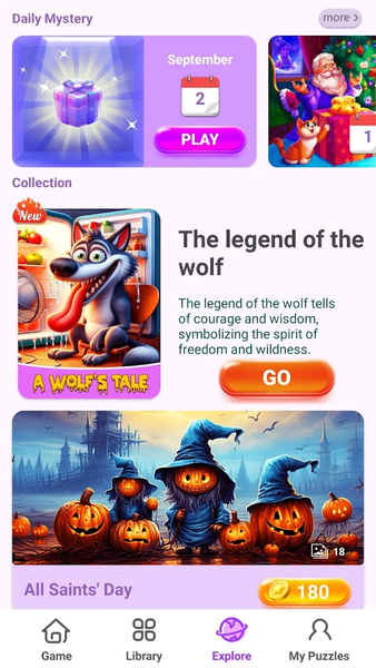 Puzzle Bloom - Jigsaw Art - Image screenshot of android app