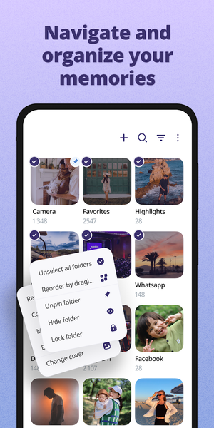 Gallery - photo gallery, album - عکس برنامه موبایلی اندروید