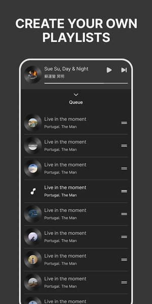 Offline Player for your Music - عکس برنامه موبایلی اندروید