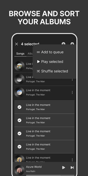 Offline Player for your Music - عکس برنامه موبایلی اندروید